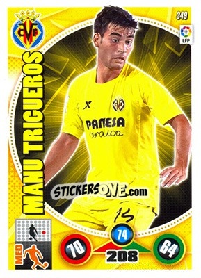 Sticker Manu Trigueros - Liga BBVA 2014-2015. Adrenalyn XL - Panini