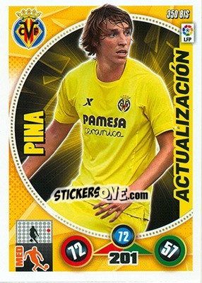 Sticker Pina - Liga BBVA 2014-2015. Adrenalyn XL n. 350bis - Panini