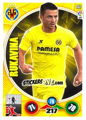 Sticker Antonio Rukavina - Liga BBVA 2014-2015. Adrenalyn XL n. 355 - Panini