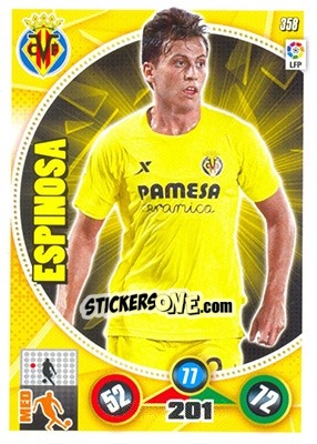 Sticker Javier Espinosa - Liga BBVA 2014-2015. Adrenalyn XL n. 358 - Panini