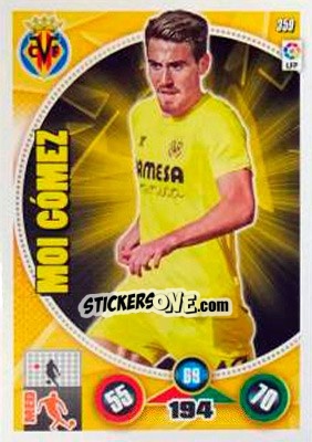 Sticker Moi Gómez - Liga BBVA 2014-2015. Adrenalyn XL n. 359 - Panini