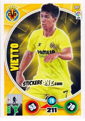 Sticker Luciano Vietto - Liga BBVA 2014-2015. Adrenalyn XL n. 360 - Panini