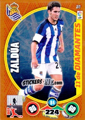Figurina Joseba Zaldúa - Liga BBVA 2014-2015. Adrenalyn XL - Panini