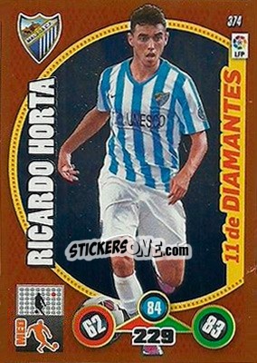 Sticker Ricardo Horta - Liga BBVA 2014-2015. Adrenalyn XL n. 374 - Panini