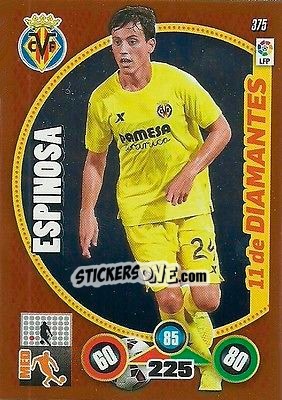 Sticker Javier Espinosa - Liga BBVA 2014-2015. Adrenalyn XL n. 375 - Panini
