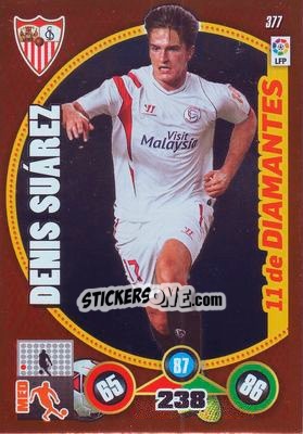 Sticker Denis Suárez - Liga BBVA 2014-2015. Adrenalyn XL n. 377 - Panini