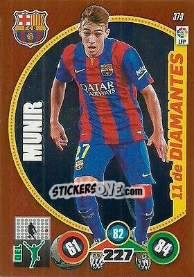 Sticker Munir El Haddadi - Liga BBVA 2014-2015. Adrenalyn XL n. 379 - Panini