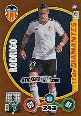 Sticker Rodrigo Moreno - Liga BBVA 2014-2015. Adrenalyn XL - Panini