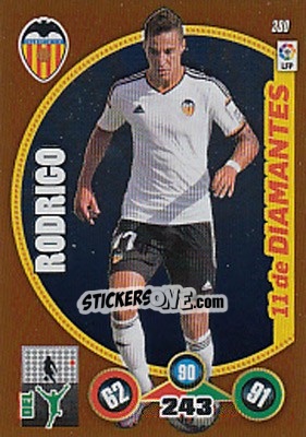 Sticker Rodrigo Moreno - Liga BBVA 2014-2015. Adrenalyn XL n. 380 - Panini