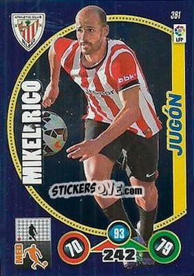 Sticker Mikel Rico - Liga BBVA 2014-2015. Adrenalyn XL n. 381 - Panini