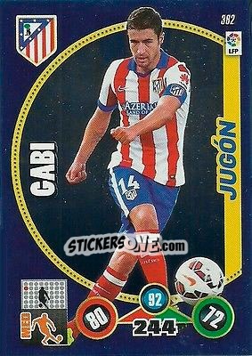 Cromo Gabi - Liga BBVA 2014-2015. Adrenalyn XL n. 382 - Panini
