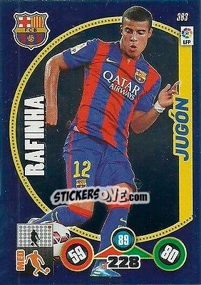 Sticker Rafinha - Liga BBVA 2014-2015. Adrenalyn XL n. 383 - Panini