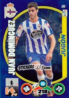 Sticker Juan Domínguez - Liga BBVA 2014-2015. Adrenalyn XL n. 385 - Panini