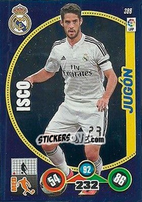Sticker Isco - Liga BBVA 2014-2015. Adrenalyn XL n. 388 - Panini