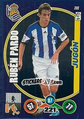 Sticker Rubén Pardo - Liga BBVA 2014-2015. Adrenalyn XL n. 390 - Panini