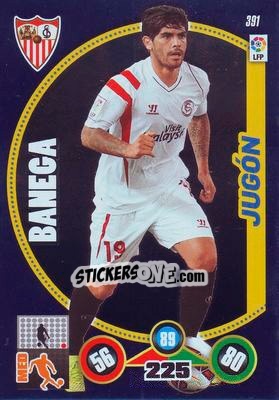 Figurina éver Banega - Liga BBVA 2014-2015. Adrenalyn XL - Panini