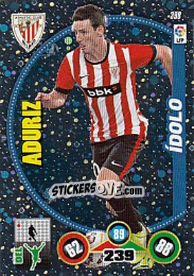 Sticker Aritz Aduriz - Liga BBVA 2014-2015. Adrenalyn XL n. 398 - Panini