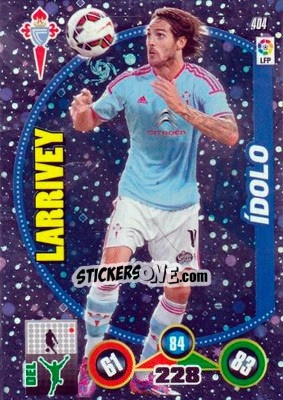 Sticker Joaquín Larrivey - Liga BBVA 2014-2015. Adrenalyn XL n. 404 - Panini