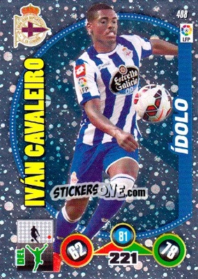 Sticker Ivan Cavaleiro - Liga BBVA 2014-2015. Adrenalyn XL n. 408 - Panini