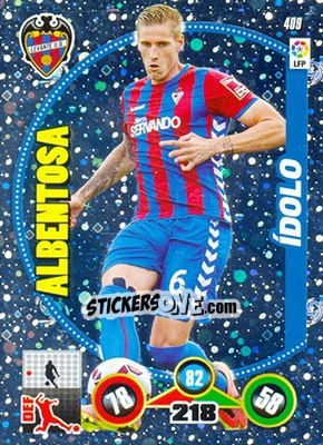 Sticker Raúl Albentosa - Liga BBVA 2014-2015. Adrenalyn XL n. 409 - Panini