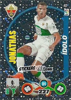Sticker Jonathas - Liga BBVA 2014-2015. Adrenalyn XL n. 412 - Panini