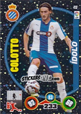 Sticker Diego Colotto - Liga BBVA 2014-2015. Adrenalyn XL n. 413 - Panini