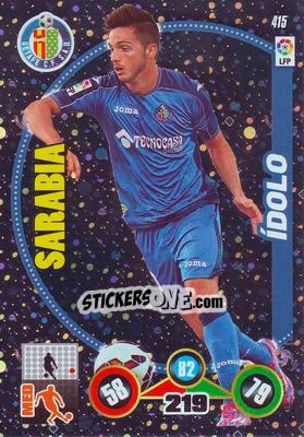Sticker Pablo Sarabia - Liga BBVA 2014-2015. Adrenalyn XL n. 415 - Panini