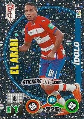 Sticker Youssef El-Arabi - Liga BBVA 2014-2015. Adrenalyn XL n. 418 - Panini