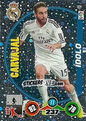 Figurina Dani Carvajal - Liga BBVA 2014-2015. Adrenalyn XL - Panini