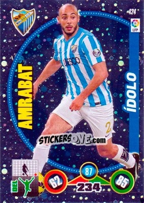 Sticker Nordin Amrabat - Liga BBVA 2014-2015. Adrenalyn XL n. 424 - Panini