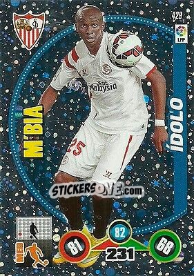 Sticker Stéphane M'bia - Liga BBVA 2014-2015. Adrenalyn XL n. 429 - Panini