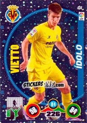 Sticker Luciano Vietto - Liga BBVA 2014-2015. Adrenalyn XL n. 434 - Panini