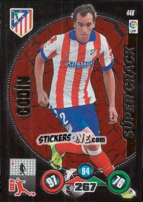 Cromo Diego Godín - Liga BBVA 2014-2015. Adrenalyn XL - Panini