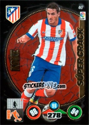 Cromo Koke - Liga BBVA 2014-2015. Adrenalyn XL - Panini