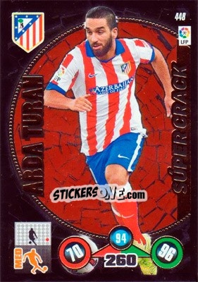 Sticker Arda Turán - Liga BBVA 2014-2015. Adrenalyn XL n. 448 - Panini