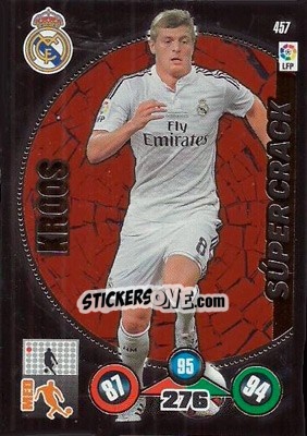 Sticker Toni Kroos - Liga BBVA 2014-2015. Adrenalyn XL n. 457 - Panini
