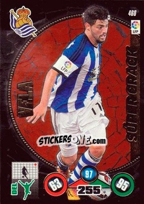 Sticker Carlos Vela - Liga BBVA 2014-2015. Adrenalyn XL n. 460 - Panini