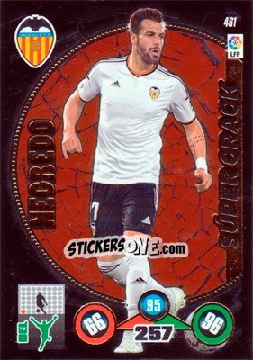 Cromo Álvaro Negredo - Liga BBVA 2014-2015. Adrenalyn XL - Panini