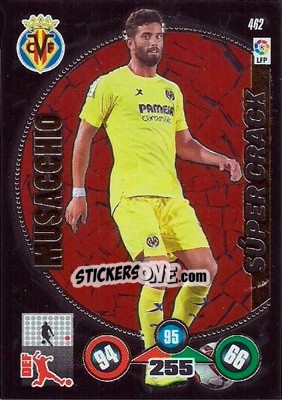Sticker Mateo Musacchio - Liga BBVA 2014-2015. Adrenalyn XL n. 462 - Panini