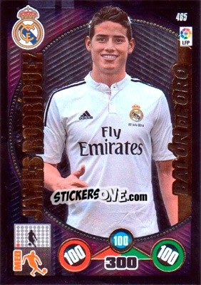 Sticker James Rodriguez - Liga BBVA 2014-2015. Adrenalyn XL n. 465 - Panini