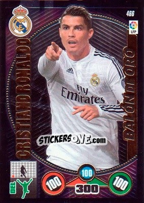 Figurina Cristiano Ronaldo - Liga BBVA 2014-2015. Adrenalyn XL - Panini