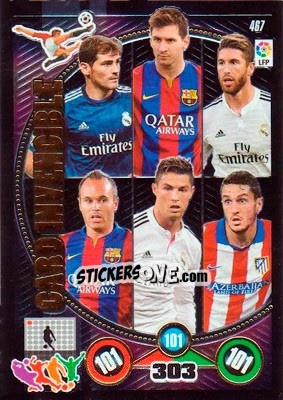 Cromo Invencible - Liga BBVA 2014-2015. Adrenalyn XL n. 467 - Panini
