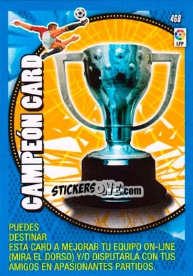 Sticker Trofeo de la Liga BBVA - Liga BBVA 2014-2015. Adrenalyn XL n. 468 - Panini