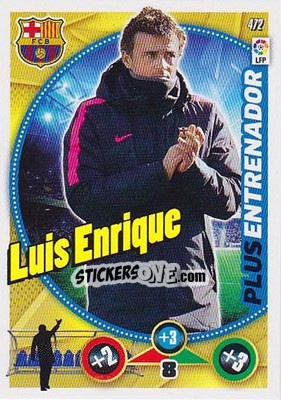 Sticker Luis Enrique - Liga BBVA 2014-2015. Adrenalyn XL n. 472 - Panini