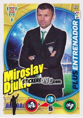Sticker Miroslav Djukic - Liga BBVA 2014-2015. Adrenalyn XL n. 474 - Panini