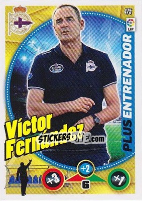 Cromo Víctor Fernández - Liga BBVA 2014-2015. Adrenalyn XL n. 475 - Panini