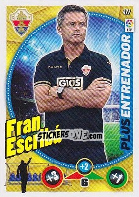 Sticker Fran Escribá - Liga BBVA 2014-2015. Adrenalyn XL n. 477 - Panini
