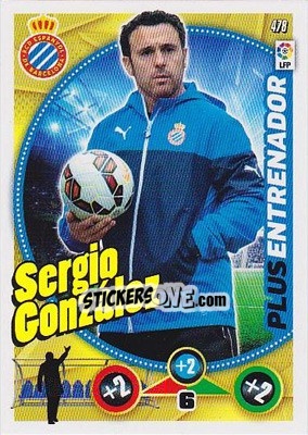 Cromo Sergio González - Liga BBVA 2014-2015. Adrenalyn XL - Panini