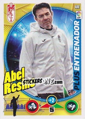 Sticker Abel Resino - Liga BBVA 2014-2015. Adrenalyn XL n. 480 - Panini