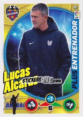 Sticker Lucas Alcaráz - Liga BBVA 2014-2015. Adrenalyn XL n. 481 - Panini